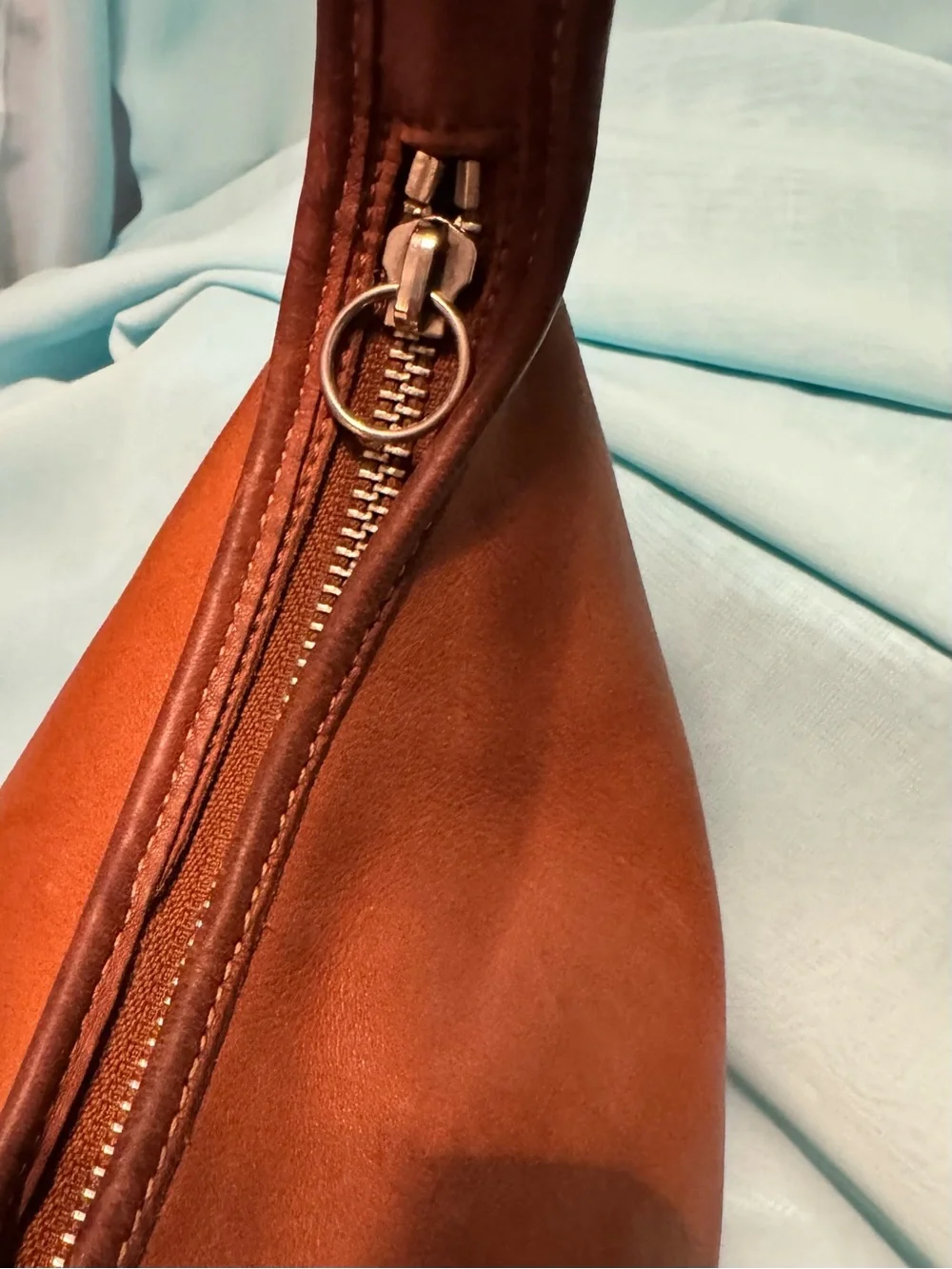 COACH 9226 Vintage Shoulder Bag Leather Brown Silver Hardware - Picture 9 of 12